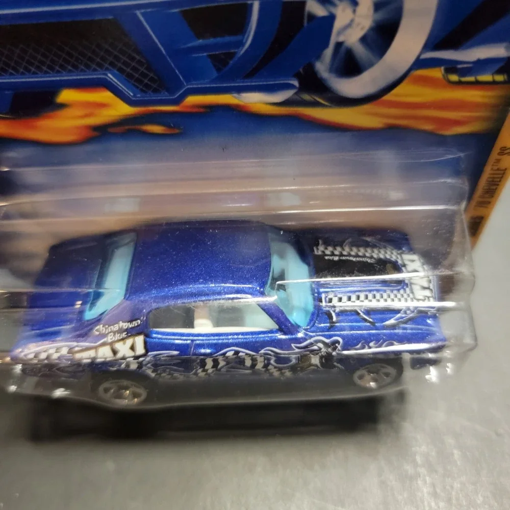 Hot Wheels Turbo Taxi Series '70 Chevelle SS No.4/4 Collector No.056 2001 Blue